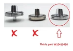 New Genuine Oem W10415450 Whirlpool Knob Plated W10294797 W10325899. Fixed Price $13.98.