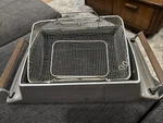 Nos Vintage Jenn Air French Fryer Accessory Aluminum Base Pan Basket 86732. Fixed Price $50.00.
