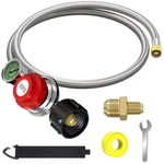 5FT 0-30 Adjustable High Pressure Propane Regulator With Gauge 60PSI Ga.... Fixed Price $38.04.