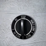 Vintage Stove Burner Range Control Knob 277C399P00 393D531 Black Aluminum. Fixed Price $9.95.