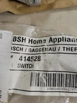 Thermador Bosch 00414528 Microwave Door Switch New Part. Fixed Price $25.00.