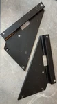 Frigidaire Range RD-38-56 Rear Support Brackets Used Some Hardware Attached. Fixed Price $20.00.