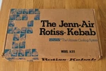 Jenn-air Model A311 Rotisserie Kebab Grill Set With Skewers.. Fixed Price $45.00.