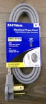 Eastman 61251 Electric 3-PRONG 30 Amp Angled Dryer Cord, Feet, Gray, New S4. Fixed Price $10.99.