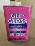 Vintage Gel-gloss Cleaner Polish 16OZ Pink Metal Tin Industries Nos Full. Fixed Price $25.50.