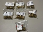 Lot Of 7 - Jmf Gas Valve Ball Type Lever Handle 1/2" R602 Fxf Brand New. Fixed Price $39.99.