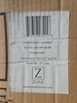 Z-line 48" Range Door Kit Snow Stainless Steel RA-DR-SN-48 Zline. Fixed Price $400.00.