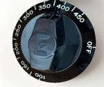 Wolf Range Black Replacement Knob Kip 5B76. Fixed Price $14.99.