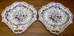 Pair Of Antique Grainger Lee & Co Worcester Porcelain Bowls - One As Is. Fixed Price $249.99.