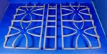 Oem Ge Stove Burner Grate SET(3) WB31K10091 WB31K10092 WB31K10093 WB31K10085.. Fixed Price $130.00.