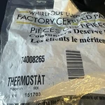74008265 New In Bag Maytag Whirlpool Thermostat. Fixed Price $49.88.