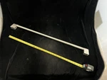 Ge Cafe Brushed Stainless Steel Handle 33-3/4 Center To Holes. Fixed Price $55.00.