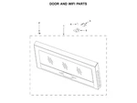 Whirlpool W11186019 Microwave Door 1/2" Plastic Replacement Part. Fixed Price $619.00.