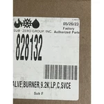 Sub Zero Burner Valve 828132 9.2K Lp Gas Service Part Oem Wolf Range Cooktop. Fixed Price $54.97.