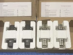 Wolf Stnls/blkorred Plastic/metal Knob SET(4PC)FOR GR304 Rangetops, C-pics&desc. Fixed Price $159.00.