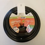 New Nwt Range Kleen P10124XN Pack Porcelain Drip Pans Style Black. Fixed Price $28.00.
