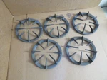 Ge Cooktop Burner Grate (set Of 5) W/wear & Stains Part # WB31T10002. Fixed Price $170.98.