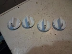 4 Vintage Crosley Gas Range Stove Burner Control Selector Knobs Kip 5D83. Fixed Price $21.00.