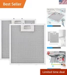Efficient Aluminum Grease Filter For Broan B5 Series (9X10.25INCH) - Pack. Fixed Price $80.99.
