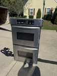 Electric Double Oven Kitchenaid Superba Model KEBC208KSSO. Fixed Price $800.00.