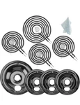 WB31M20(6") WB31M19(8") Porcelain Drip Pan Set & WB30M2(8") WB30M1(6") Electric. Fixed Price $29.99.