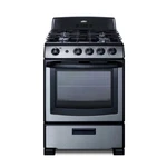 Summit 24 Inch Stainless Steel Gas Range With 4-SEALED Burners. Fixed Price $1535.00.
