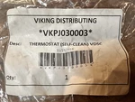 Oem Viking Distributing Self Clean Thermostat VKPJ030003. Fixed Price $180.00.