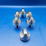 Genuine Range Knob Set Of # WB03K10265 (3) WB03K10266 WB03K10308 WB03X23121. Fixed Price $129.99.