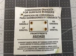 New Whirlpool Kenmore Range Oven Orifice Conversion Kit P# 8523420 W10854965. Fixed Price $20.00.