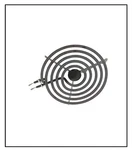 New 31734608 Amana Modern Maid Range Cooktop Stove 8" Large Surface Burner.... Fixed Price $80.99.