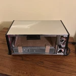 Vintage General Electric Toast-r-oven Bake Chrome Toaster T104/3114-012 Open Box. Fixed Price $85.00.