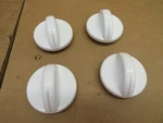 Whirlpool Range White Control Knobs-lot Of 4 Part # 8286057WH. Fixed Price $18.03.