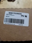 Genuine Oven Board Sensor WB27X28659. Fixed Price $17.00.