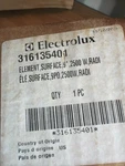 Genuine Oem Electrolux 316135401 Range Radiant Surface Element 9" 2500W. Fixed Price $89.99.