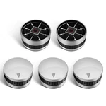 Unicook 5 Pack Grill Control X Knobs, Black And Silver. Fixed Price $38.06.
