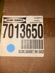 Sub Zero Slide Basket Oem 7013650**. Fixed Price $59.90.