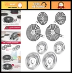 Drip Pans & Burner Element Set For Ge Hotpoint Stove - Fits WB30M1 WB30M2. Fixed Price $79.99.