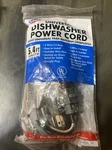 Ez-flo Universal Dishwasher Power Cord Cable 5.4 Ft Wire/ 13 Amp 125/250V 2015. Fixed Price $11.30.