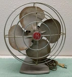 Vintage Oscillating Electric Fan F12S107 Table Top Or Wall. Fixed Price $125.00.
