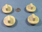 Jenn-air, Whirlpool: Surface Knobs Set Of 4 Yellowing Color Lot 7100231. Fixed Price $25.56.