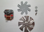 Ge Microvawe Convection Fan Motor WB06X0376. Fixed Price $130.00.