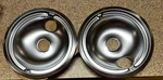 2 Electric Stoves 8"DRIP Pan Burner Bowl Replacement Part Range Locking Slot. Fixed Price $8.90.