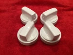 Range Oven Stove White Knob 191D8446 Or Kip 5J73 Set Of. Fixed Price $24.99.