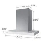 Samsung NK30CB600W12AA 30" Bespoke Smart Wall Mount Hood, Lcd Display Free Ship. Fixed Price $799.00.