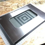 Ge Oem Oven Door Outer Stainless Panel Glass WB56T10159 29-3/4" X 20-1/8". Fixed Price $125.95.