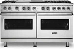 Viking VDR5606GQSS Dual Fuel RANGE-6 Burners/griddle & Grill Lp Or Read! New. Fixed Price $12614.50.