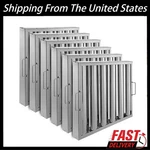 6 Pack Commercial Kitchen Exhaust Hood Filters 5 Grooves Range New. Fixed Price $87.99.