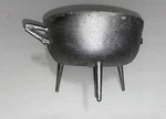 Cast Iron Three-legged Pot Vintage Collectible Cookware Kitchen Decor Heavy Duty. Fixed Price $24.99.