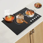4 Burners Electric Cooktop Stovetop Modern Countertop Knob Control. Fixed Price $191.02.