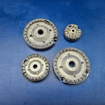 Genuine Whirlpool Range, Burner Head Set # W11352018 W11352020 W11352021. Fixed Price $59.99.